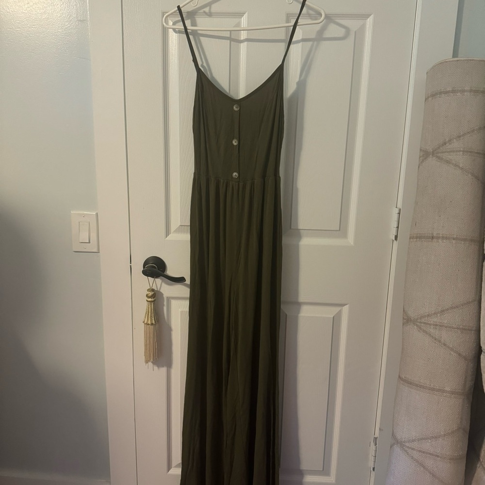 Shein Army Green Jumpuit